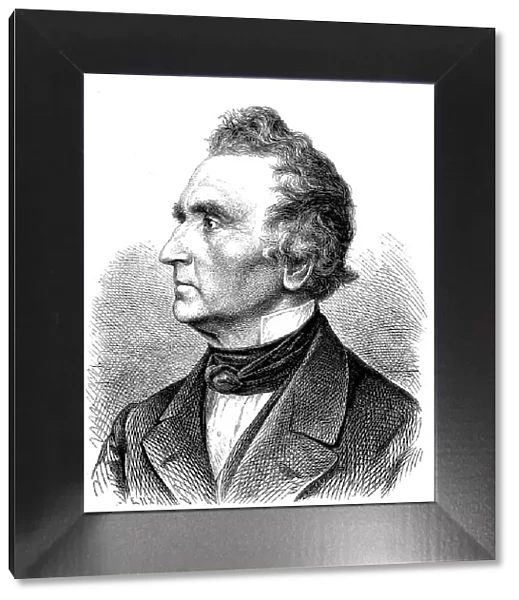 Justus Freiherr von Liebig, 1803 to 1873, German chemist who made significant contributions to agricultural and biological chemistry, considered the founder of organic chemistry, Germany, Historical