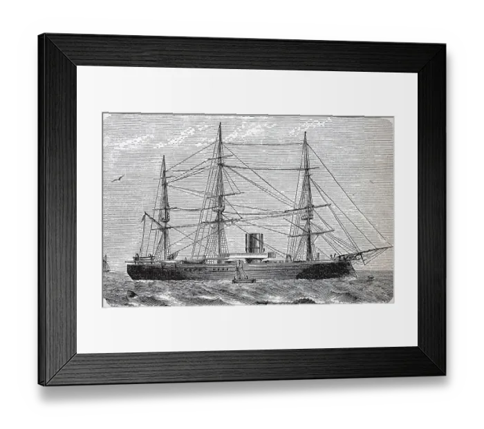 Framed Print : Armoured turret ship Prussia, 1895, Germany, digitally restored reproduction of an original 19th century model, exact original date unknown Framed Print : Armoured turret ship Prussia, 1895, Germany, digitally restored reproduction of an original 19th century model, exact original date unknown