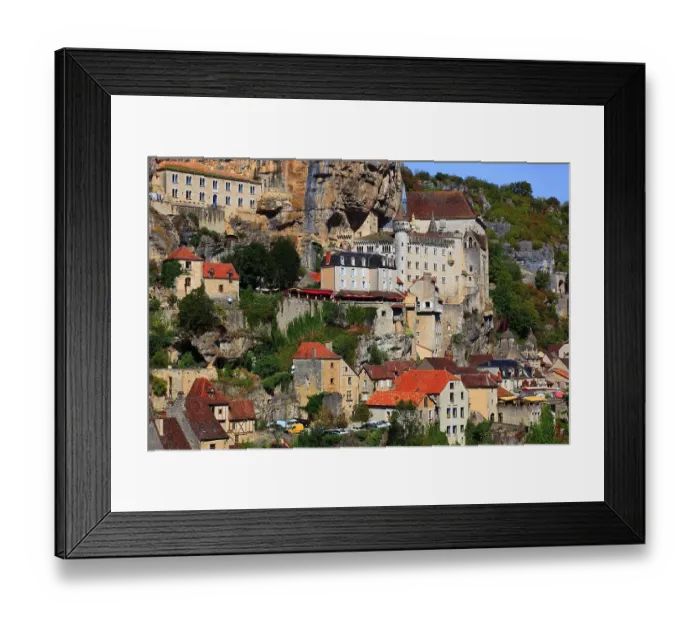 Framed Print : Rocamadour, Lot department, Midi-Pyrenees region, Occitanie, place of pilgrimage of the Roman Catholic Church, France Framed Print : Rocamadour, Lot department, Midi-Pyrenees region, Occitanie, place of pilgrimage of the Roman Catholic Church, France