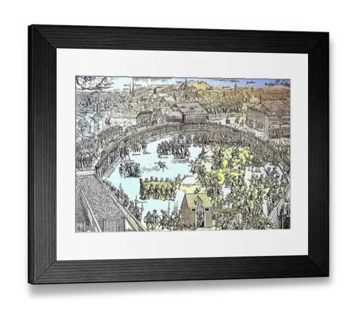 Framed Print : A folk festival in Zwickau, Germany, in 1573, Historical, digitally restored reproduction from a 19th century original Framed Print : A folk festival in Zwickau, Germany, in 1573, Historical, digitally restored reproduction from a 19th century original