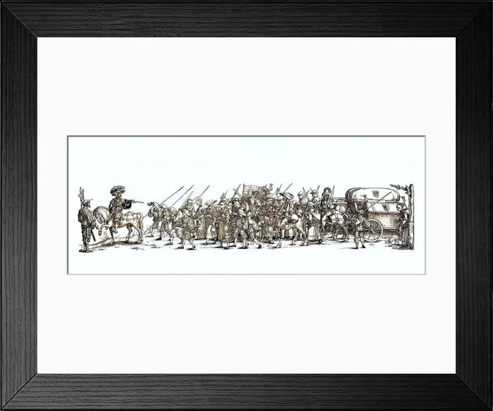 Framed Print : The Tross was the retinue contingent of the Landsknecht mercenary regiments that emerged at the end of the fifteenth century, Germany, Historical, digitally restored reproduction from a nineteenth century original Framed Print : The Tross was the retinue contingent of the Landsknecht mercenary regiments that emerged at the end of the fifteenth century, Germany, Historical, digitally restored reproduction from a nineteenth century original