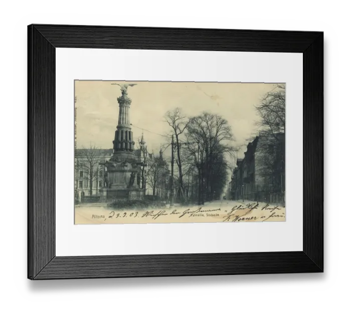 Framed Print : Altona, Hamburg, Germany, postcard with text, view around ca 1910, historical, digital reproduction of a historical postcard, public domain, from that time, exact date unknown Framed Print : Altona, Hamburg, Germany, postcard with text, view around ca 1910, historical, digital reproduction of a historical postcard, public domain, from that time, exact date unknown