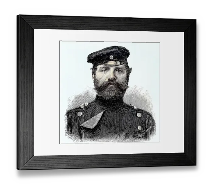 Framed Print : Military Persons in the Franco-Prussian War 1870, 1871, Captain Stoephasius, Germany, Historical, digitally restored reproduction from a 19th century original Framed Print : Military Persons in the Franco-Prussian War 1870, 1871, Captain Stoephasius, Germany, Historical, digitally restored reproduction from a 19th century original