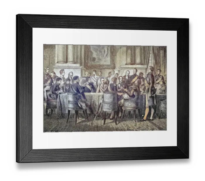 Framed Print : The Congress of Vienna in 1815, Austria, Historical, digitally restored reproduction from a 19th century original Framed Print : The Congress of Vienna in 1815, Austria, Historical, digitally restored reproduction from a 19th century original