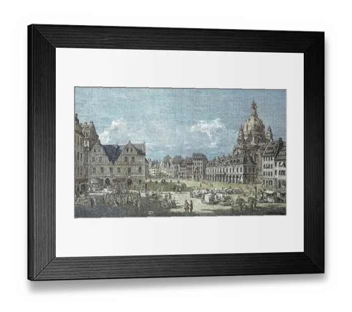 Framed Print : The Neumarkt, Platz der Hauptwache in Dresden, Germany, 1752, on the left the Gewandhaus, on the right the royal stables and the Church of Our Lady, Historic, digitally restored reproduction from a 19th century original Framed Print : The Neumarkt, Platz der Hauptwache in Dresden, Germany, 1752, on the left the Gewandhaus, on the right the royal stables and the Church of Our Lady, Historic, digitally restored reproduction from a 19th century original