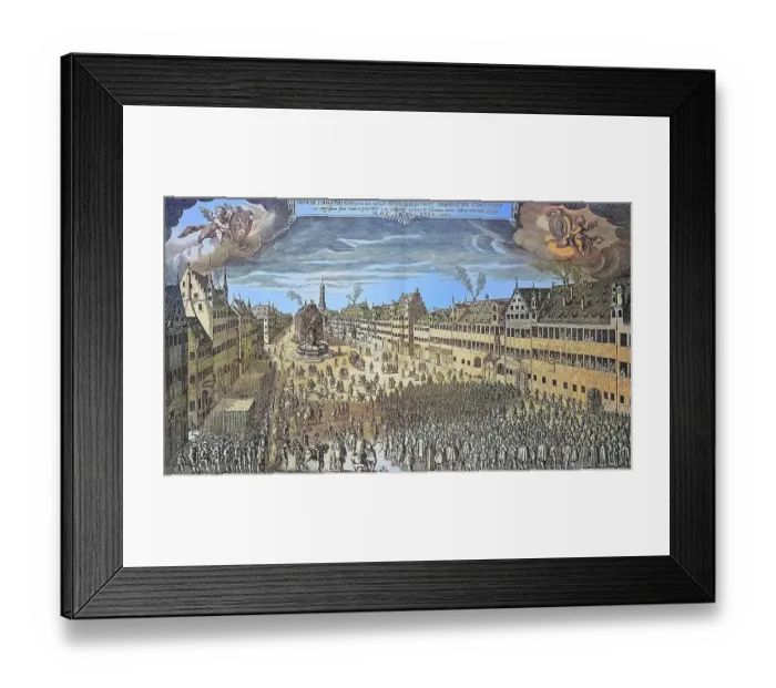 Framed Print : The City of Augsburg pays homage to Gustavus Adolphus of Sweden, Bavaria, Germany, Gustavus II Adolphus, 1594, 1632, Historical, digitally restored reproduction from a 19th century original Framed Print : The City of Augsburg pays homage to Gustavus Adolphus of Sweden, Bavaria, Germany, Gustavus II Adolphus, 1594, 1632, Historical, digitally restored reproduction from a 19th century original