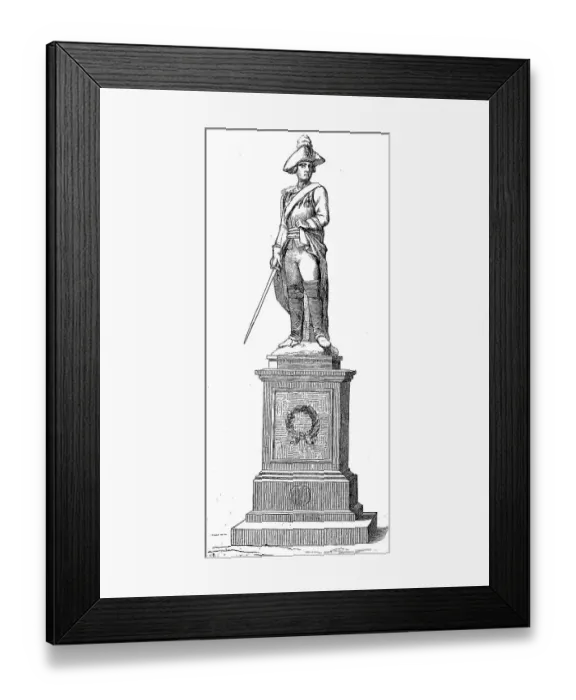 Framed Print : The monument of Friedrich Wilhelm Freiherr von Seydlitz in Kalkar, Germany, Friedrich Wilhelm Freiherr von Seydlitz, 1721, 1773, was a Prussian officer and one of the greatest German cavalry generals, at the Battle of Rossbach, digitally restored Framed Print : The monument of Friedrich Wilhelm Freiherr von Seydlitz in Kalkar, Germany, Friedrich Wilhelm Freiherr von Seydlitz, 1721, 1773, was a Prussian officer and one of the greatest German cavalry generals, at the Battle of Rossbach, digitally restored