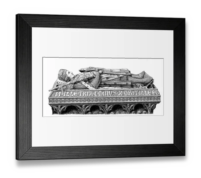 Framed Print : Tomb of Duke Henry IV of Wroclaw, 13th century, is one of the most beautiful monuments of German medieval art, stands in the Collegiate Church of the Holy Cross and St Bartholomew of Wroclaw, Poland, digitally restored reproduction of a 19th century Framed Print : Tomb of Duke Henry IV of Wroclaw, 13th century, is one of the most beautiful monuments of German medieval art, stands in the Collegiate Church of the Holy Cross and St Bartholomew of Wroclaw, Poland, digitally restored reproduction of a 19th century