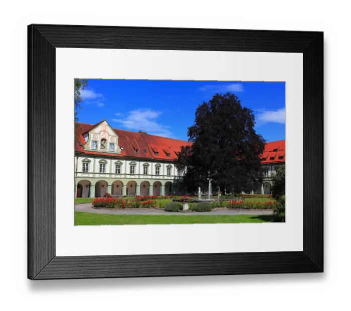 Framed Print : Blood beech in the inner courtyard of Benediktbeuren Abbey, former Benedictine abbey, now a branch of the Salesians of Don Bosco, Bad Toelz-Wolfratshausen district, Bavaria, Germany Framed Print : Blood beech in the inner courtyard of Benediktbeuren Abbey, former Benedictine abbey, now a branch of the Salesians of Don Bosco, Bad Toelz-Wolfratshausen district, Bavaria, Germany