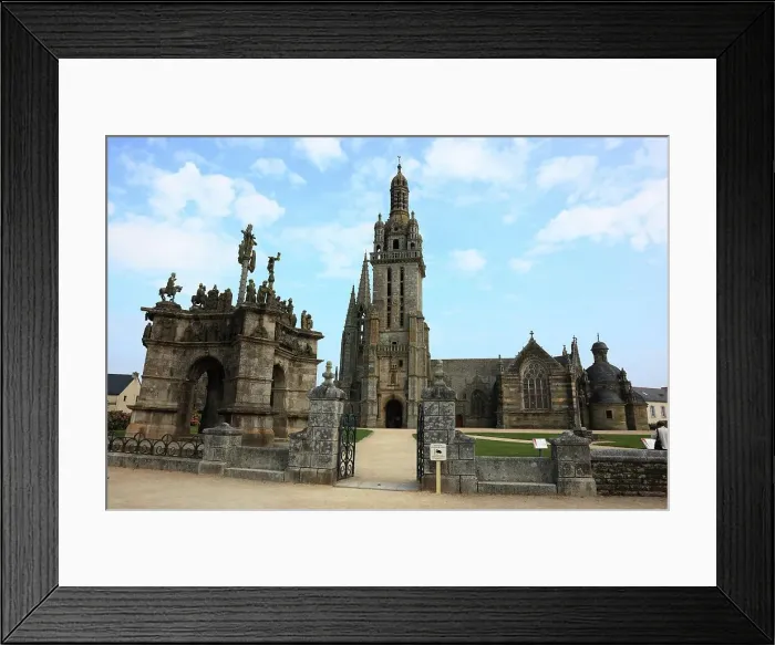 Framed Print : Pleyben, Saint Germain Church and Calvary, Calvarie, Calvary, Enclosed Parish, Brittany, France Framed Print : Pleyben, Saint Germain Church and Calvary, Calvarie, Calvary, Enclosed Parish, Brittany, France