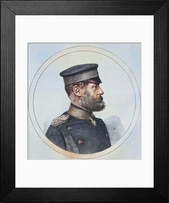 Framed Print : Major General von Stiehle, chief of staff of the 2nd division of the german army, illustrated war history, German, French war 1870-1871, Germany, France Framed Print : Major General von Stiehle, chief of staff of the 2nd division of the german army, illustrated war history, German, French war 1870-1871, Germany, France