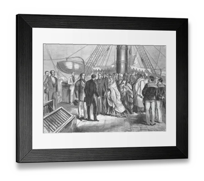 Framed Print : Zombe-Fatoum (1836-1878), Queen of Moheli in the Comoros, on her visit to Marseille, 1869, France, Historic, digitally restored reproduction of an original 19th century painting, exact original date unknown Framed Print : Zombe-Fatoum (1836-1878), Queen of Moheli in the Comoros, on her visit to Marseille, 1869, France, Historic, digitally restored reproduction of an original 19th century painting, exact original date unknown