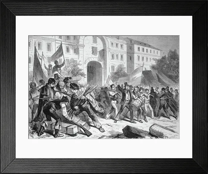 Framed Print : Armament of the National Guard of Madrid, 1869, Spain, Historic, digitally restored reproduction of a 19th century original, exact original date unknown Framed Print : Armament of the National Guard of Madrid, 1869, Spain, Historic, digitally restored reproduction of a 19th century original, exact original date unknown