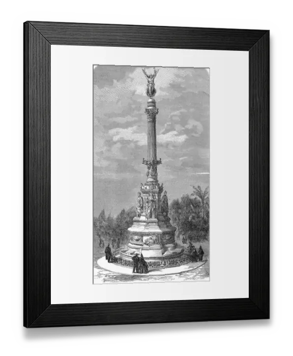 Framed Print : Monument commemorating the Battle of Callao, 2 May 1866, during the Spanish-South American War in the port of Callao, Peru, Historic, digitally restored reproduction of a 19th century original, exact original date unknown Framed Print : Monument commemorating the Battle of Callao, 2 May 1866, during the Spanish-South American War in the port of Callao, Peru, Historic, digitally restored reproduction of a 19th century original, exact original date unknown
