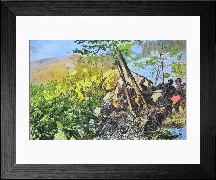 Framed Print : Battle of Etival, 6 October 1870, France, illustrated war history, German, French war 1870-1871, Germany, France, Battle of Etival, 6 October 1870, illustrated war history, German, French war 1870-1871, Germany, France Framed Print : Battle of Etival, 6 October 1870, France, illustrated war history, German, French war 1870-1871, Germany, France, Battle of Etival, 6 October 1870, illustrated war history, German, French war 1870-1871, Germany, France