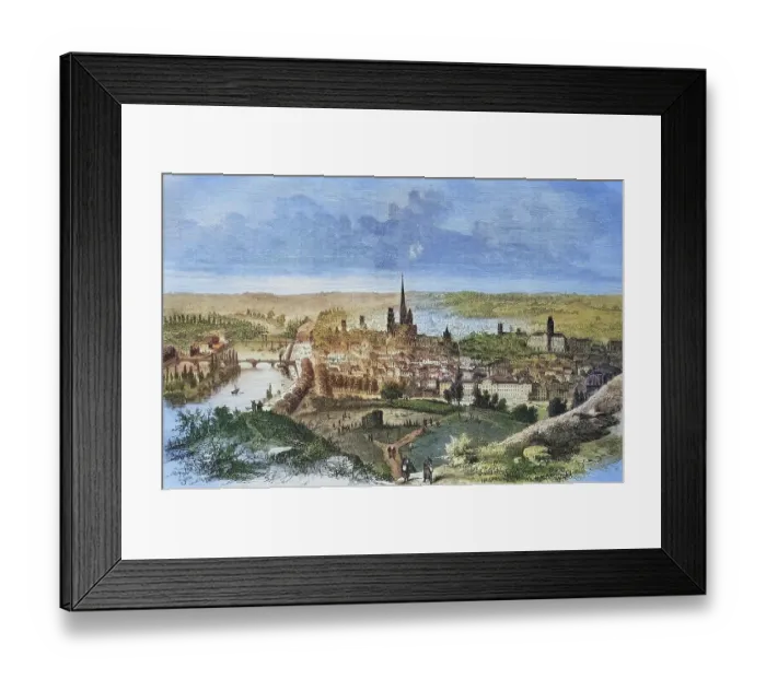 Framed Print : View of Rouen, France, 1870, illustrated war history 1870-1871, German-French campaign, Germany, France, View of Rouen, illustrated war history, German, French war 1870-1871, Germany, France Framed Print : View of Rouen, France, 1870, illustrated war history 1870-1871, German-French campaign, Germany, France, View of Rouen, illustrated war history, German, French war 1870-1871, Germany, France