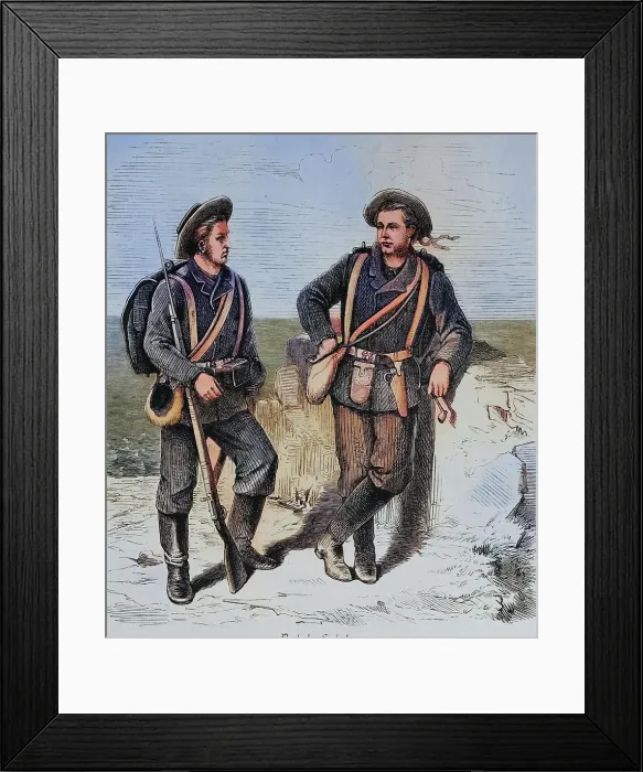 Framed Print : Men of the German Seewehr, 1870, illustrated war history, German, French war 1870-1871, Germany, France, Men of the German Seewehr, illustrated war history, German, French war 1870-1871, Germany, France Framed Print : Men of the German Seewehr, 1870, illustrated war history, German, French war 1870-1871, Germany, France, Men of the German Seewehr, illustrated war history, German, French war 1870-1871, Germany, France