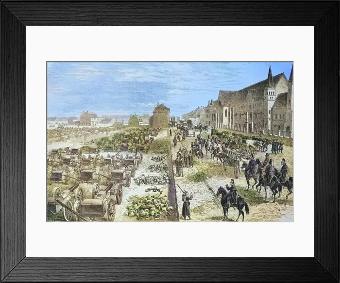 Framed Print : Park of captured French guns in Sedan, illustrated war history, German, French war 1870-1871, Germany, France, Park of captured French guns in Seda, illustrated war history, German, French war 1870-1871, Germany, France Framed Print : Park of captured French guns in Sedan, illustrated war history, German, French war 1870-1871, Germany, France, Park of captured French guns in Seda, illustrated war history, German, French war 1870-1871, Germany, France
