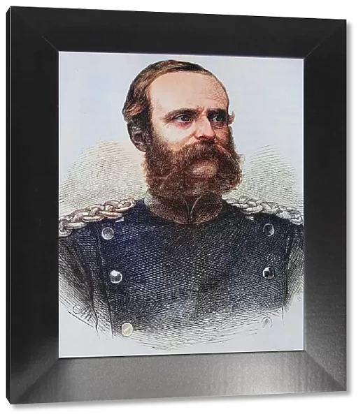 Count von Bismarck-Bohlen, general governor of Alsace, illustrated war history, German, French war 1870-1871, Germany, France