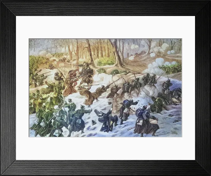 Framed Print : Battle near Grand-Luce, 11th January, 1871, illustrated war history, German, French war 1870-1871, Germany, France, Battle near Grand-Luce, 11th January, 1871, illustrated war history, German, French war 1870-1871, Germany, France Framed Print : Battle near Grand-Luce, 11th January, 1871, illustrated war history, German, French war 1870-1871, Germany, France, Battle near Grand-Luce, 11th January, 1871, illustrated war history, German, French war 1870-1871, Germany, France