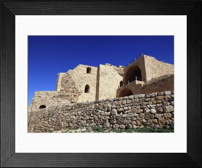 Framed Print : Ruins of a Crusader Castle, Templar Castle, Kerak, Jordan Framed Print : Ruins of a Crusader Castle, Templar Castle, Kerak, Jordan