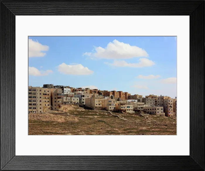 Framed Print : The village of Kerak, Jordan Framed Print : The village of Kerak, Jordan