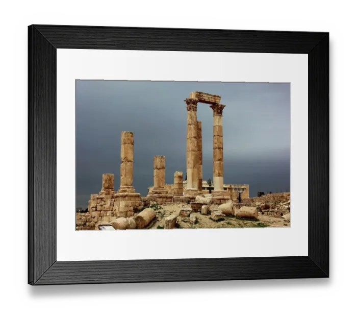 Framed Print : Temple of Hercules on Citadel Hill, Amman, Jordan Framed Print : Temple of Hercules on Citadel Hill, Amman, Jordan