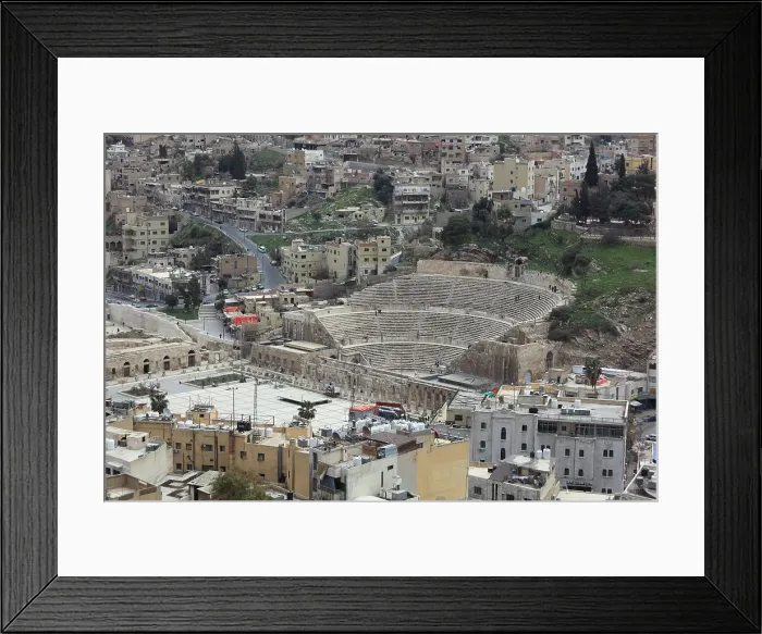 Framed Print : View of the city from Citadel Hill, Amman, Jordan Framed Print : View of the city from Citadel Hill, Amman, Jordan