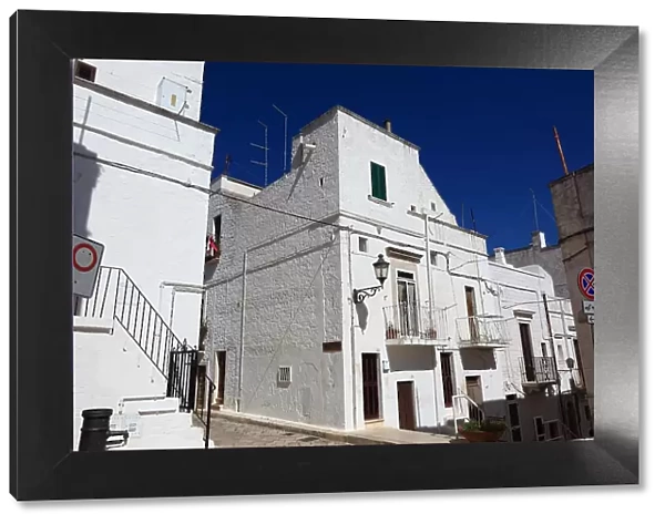 Houses in the old town of Locorotondo, Puglia, Italy