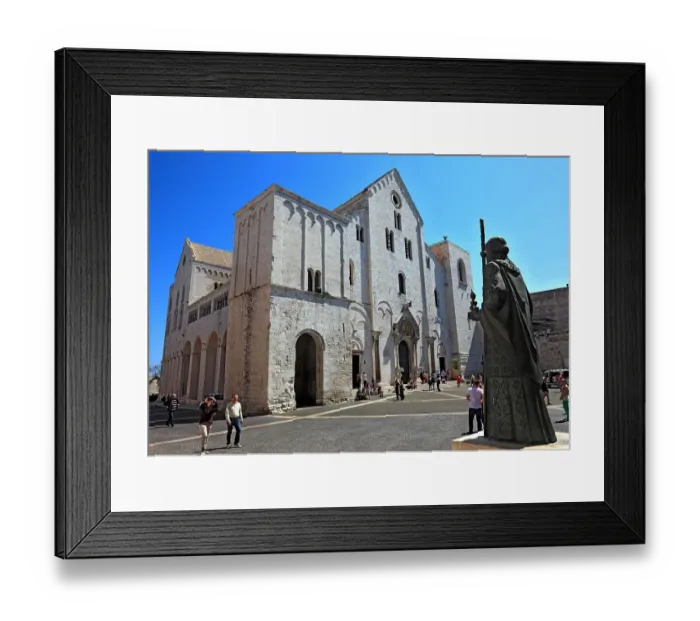 Framed Print : Basilica of San Nicola, Basilica of St. Nicholas of Myra, Bari, Puglia, Italy Framed Print : Basilica of San Nicola, Basilica of St. Nicholas of Myra, Bari, Puglia, Italy