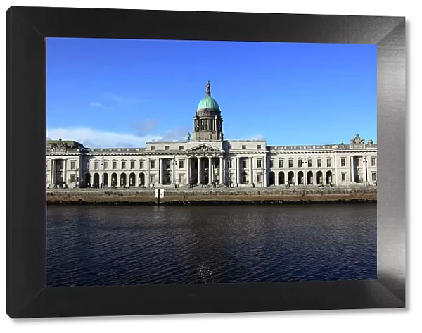 Custom House, Teach an Chustaim, 18th century neo-classical building in Dublin, Ireland, originally used as a customs office, now the Department of Environment and Local Government