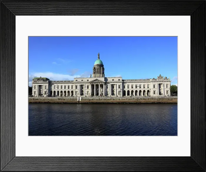 Framed Print : Custom House, Teach an Chustaim, 18th century neo-classical building in Dublin, Ireland, originally used as a customs office, now the Department of Environment and Local Government Framed Print : Custom House, Teach an Chustaim, 18th century neo-classical building in Dublin, Ireland, originally used as a customs office, now the Department of Environment and Local Government