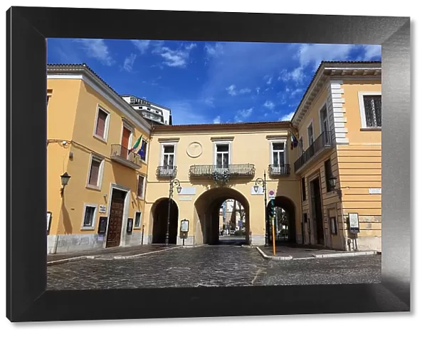 Foggia, portal of the Palazzo di Frederico II, Puglia, Italy