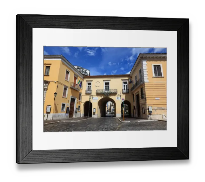 Framed Print : Foggia, portal of the Palazzo di Frederico II, Puglia, Italy Framed Print : Foggia, portal of the Palazzo di Frederico II, Puglia, Italy