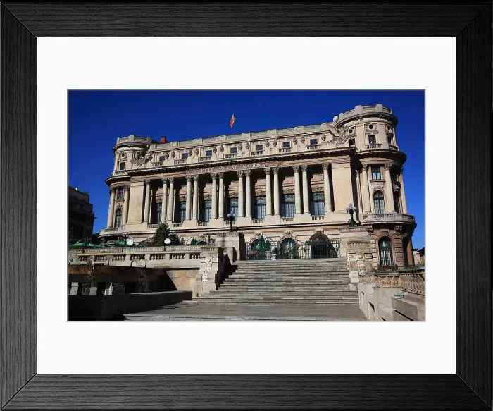 Framed Print : Cercul Militar National, Officers Mess, Bucharest, Romania Framed Print : Cercul Militar National, Officers Mess, Bucharest, Romania