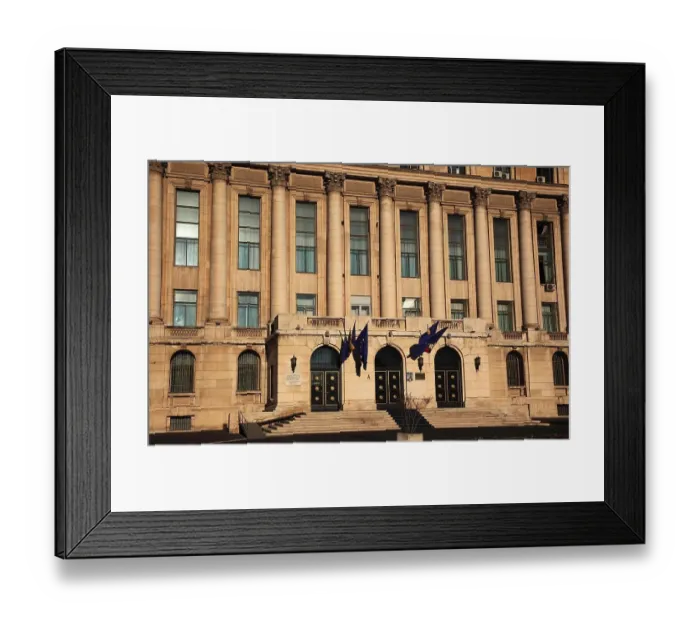 Framed Print : Administrative building, ministries, in the city centre of Bucharest, Romania Framed Print : Administrative building, ministries, in the city centre of Bucharest, Romania