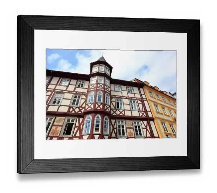 Framed Print : The old town hall in the city centre, Fulda, Hesse, Germany Framed Print : The old town hall in the city centre, Fulda, Hesse, Germany