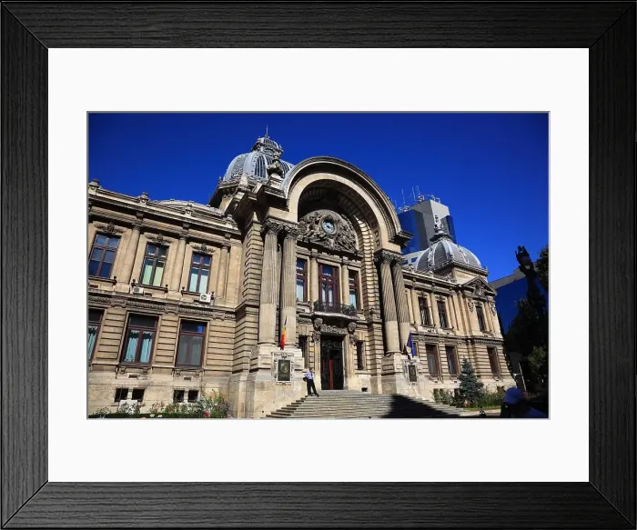 Framed Print : CEC Savings Bank Palace, Bucharest, Romania Framed Print : CEC Savings Bank Palace, Bucharest, Romania