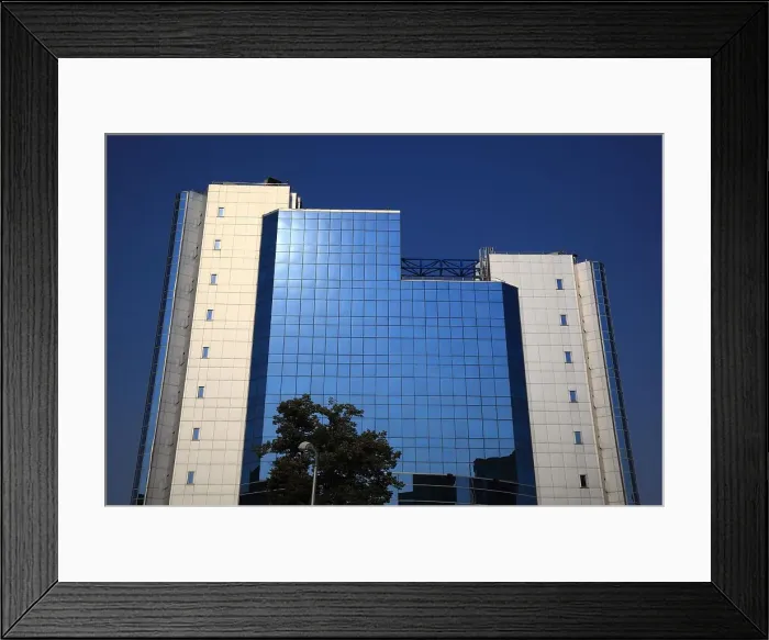 Framed Print : PETROM building, Ploiesti, city in Great Wallachia, Romania Framed Print : PETROM building, Ploiesti, city in Great Wallachia, Romania