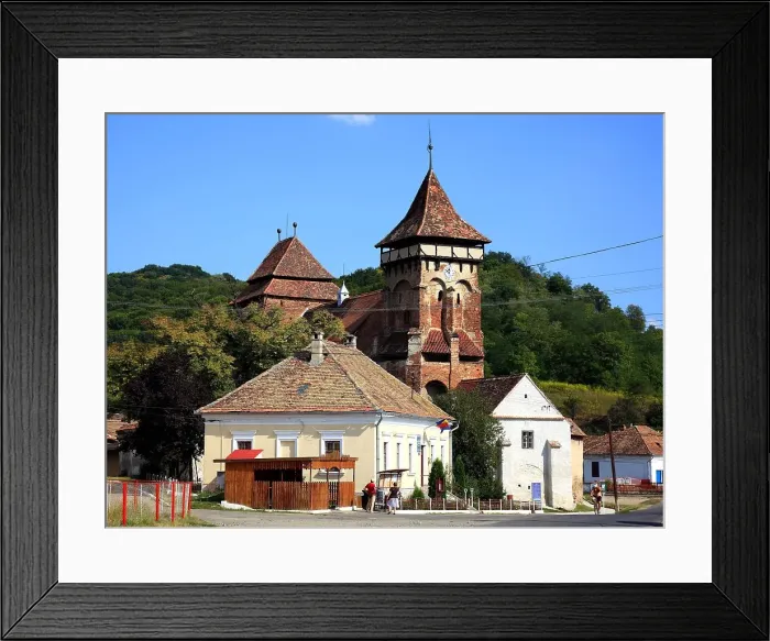Framed Print : The fortified church of Wurmloch, built in the 14th century, UNESCO World Heritage Site, Valea Viilor, German Wurmloch, is a commune in Sibiu County, Transylvania, Romania Framed Print : The fortified church of Wurmloch, built in the 14th century, UNESCO World Heritage Site, Valea Viilor, German Wurmloch, is a commune in Sibiu County, Transylvania, Romania