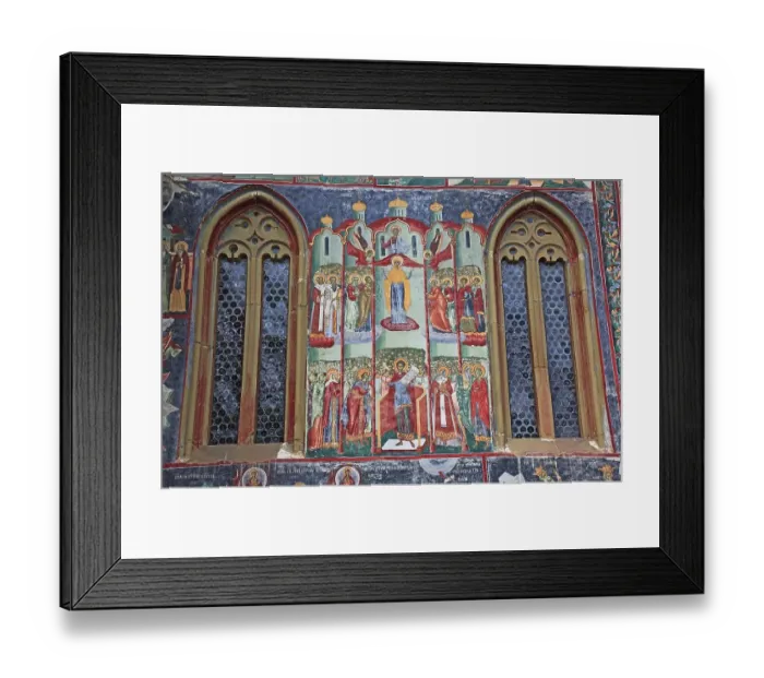 Framed Print : The Sucevita Monastery, Manastirea Sucevita, is located in Suceava County, in the territory of Sucevita Municipality. The Romanian Orthodox church inside the monastery walls, dedicated to the Resurrection of Jesus Christ Framed Print : The Sucevita Monastery, Manastirea Sucevita, is located in Suceava County, in the territory of Sucevita Municipality. The Romanian Orthodox church inside the monastery walls, dedicated to the Resurrection of Jesus Christ
