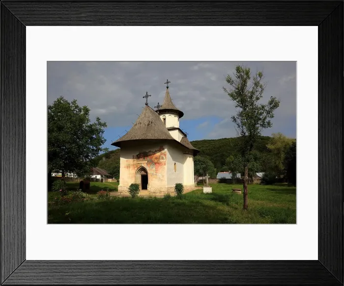 Framed Print : Moldavian Monasteries, Romania, The Holy Cross Church of Patrauti near Suceava, built in 1487, is the smallest church of Stephen the Great Framed Print : Moldavian Monasteries, Romania, The Holy Cross Church of Patrauti near Suceava, built in 1487, is the smallest church of Stephen the Great