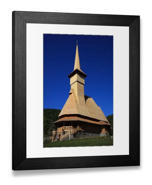 Framed Print : The new nunnery of Barsana, Maramures, Romania Framed Print : The new nunnery of Barsana, Maramures, Romania
