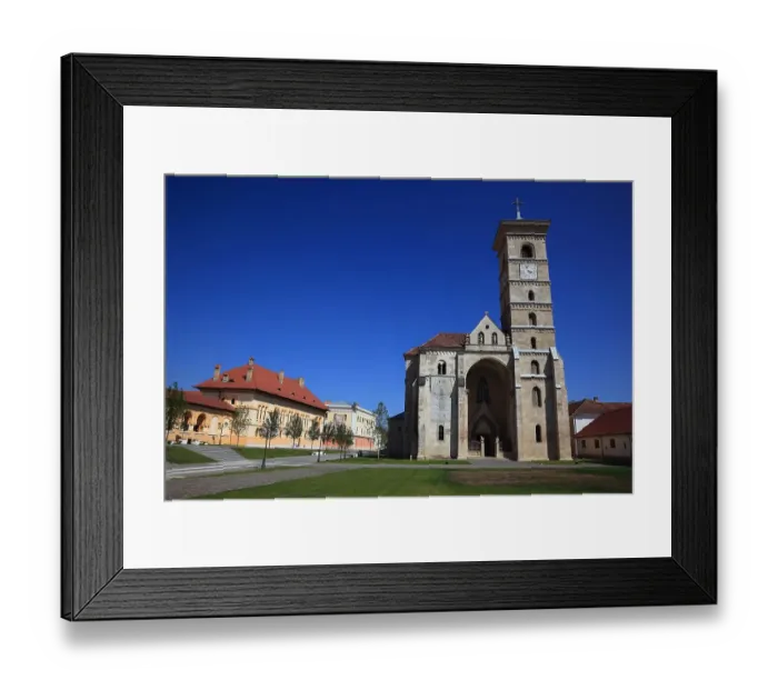 Framed Print : Roman Catholic Cathedral, Alba Iulia, Balgrad, German Karlsburg, is the capital of Alba County in Transylvania, Romania Framed Print : Roman Catholic Cathedral, Alba Iulia, Balgrad, German Karlsburg, is the capital of Alba County in Transylvania, Romania