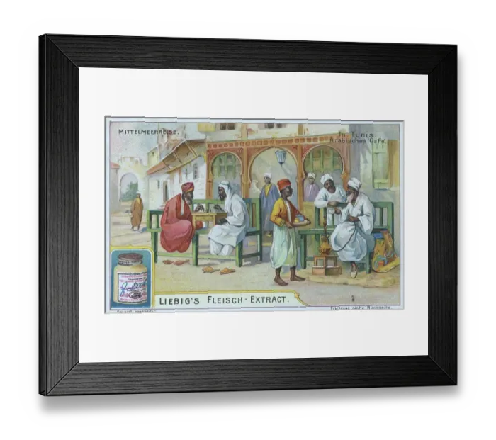 Framed Print : Picture series Mediterranean journey, Arab cafe in Tunis, Tunisia, digitally restored reproduction of a collector's picture from c. 1900, public domain, exact date unknown Framed Print : Picture series Mediterranean journey, Arab cafe in Tunis, Tunisia, digitally restored reproduction of a collector's picture from c. 1900, public domain, exact date unknown