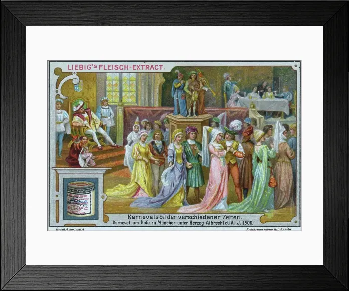 Framed Print : Picture series of carnival pictures of different times, carnival at the court of Munich under Duke Albrecht IV in 1500, Bavaria, Germany, digitally restored reproduction of a collective picture from c. 1900, public domain, exact date unknown Framed Print : Picture series of carnival pictures of different times, carnival at the court of Munich under Duke Albrecht IV in 1500, Bavaria, Germany, digitally restored reproduction of a collective picture from c. 1900, public domain, exact date unknown