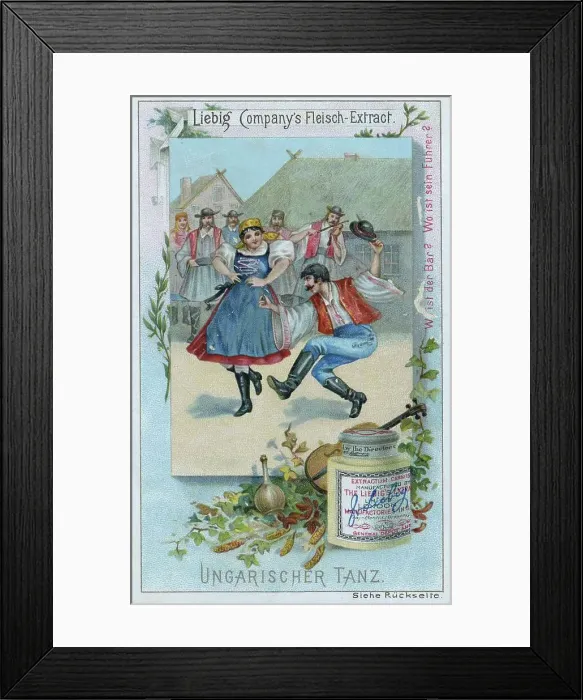 Framed Print : Picture series Dances of the Countries, Hungarian Dance, Hungary, digitally restored reproduction of a collector's picture from ca 1900 Framed Print : Picture series Dances of the Countries, Hungarian Dance, Hungary, digitally restored reproduction of a collector's picture from ca 1900