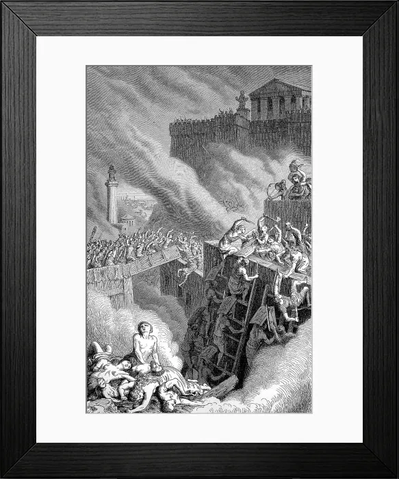 Framed Print : The Third Punic War, 149 B. C. -146 B. Historical, digitally restored reproduction of a 19th-century original Ended the independent existence of Carthage and destroyed the city, History of Ancient Rome, Roman Empire, Italy Framed Print : The Third Punic War, 149 B. C. -146 B. Historical, digitally restored reproduction of a 19th-century original Ended the independent existence of Carthage and destroyed the city, History of Ancient Rome, Roman Empire, Italy