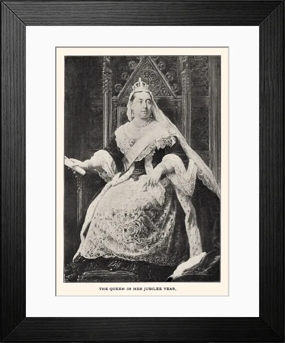Framed Print : THE QUEEN VICTORIA IN HER JUBILEE YEAR Framed Print : THE QUEEN VICTORIA IN HER JUBILEE YEAR