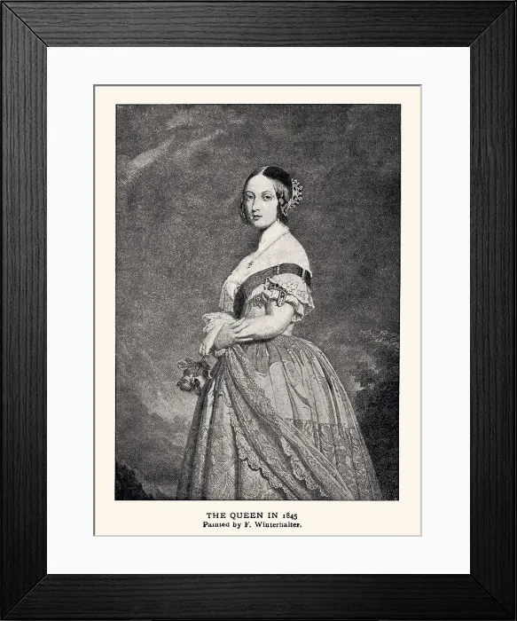 Framed Print : QUEEN VICTORIA IN 1845 Framed Print : QUEEN VICTORIA IN 1845